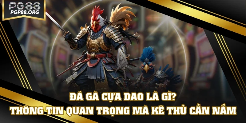 Đá Gà Cựa Dao Là Gì? Thông Tin Quan Trọng Mà Kê Thủ Cần Nắm